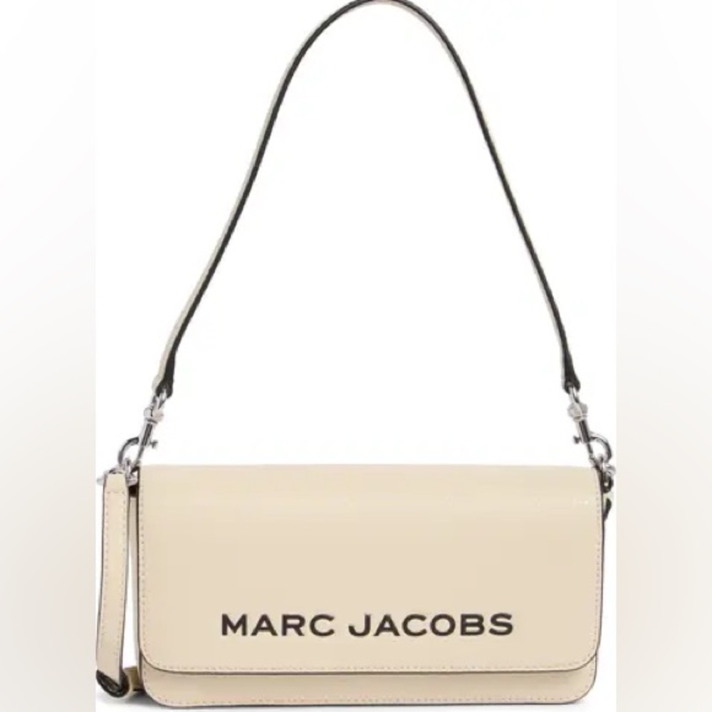 Marc Jacobs The Mini Leather Crossbody Bag - Marshmallow